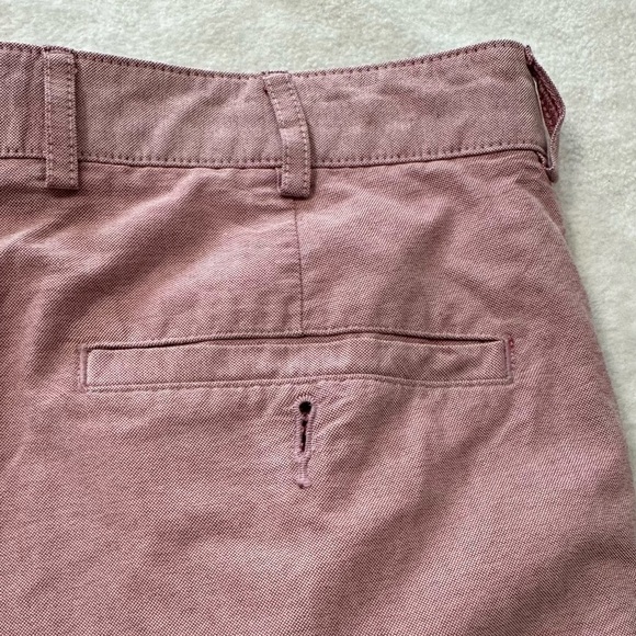 Jos. A. Bank 1905 Men’s Size 38 Oxford Pink Flat Front Shorts Contemporary Style - Picture 12 of 12